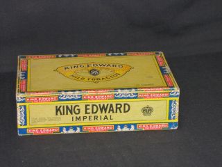 King Edward The Seventh Empty Vintage Cigar Box Great Condition