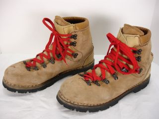 VINTAGE KINNEY SHOES COLORADO LEATHER HIKING MOUNTAINEERING BOOTS MENS