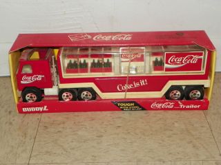 Coca Cola Buddy L Truck and Trailer