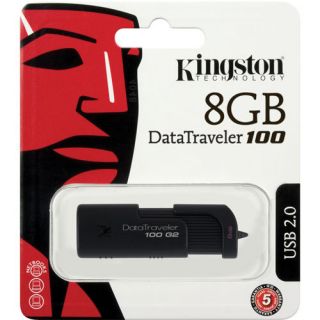 New SEALED Kingston DataTraveler 100 G2 8GB Flash Drive