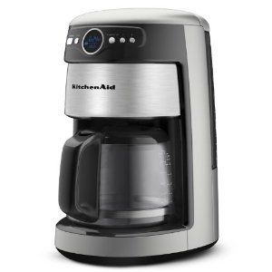 Kitchen Aid Architect Series 14 Cup Coffee Maker Cocoa Silver KCM222CU