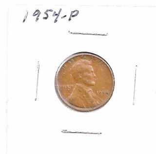 1954 P Lincoln Wheat Cent Nice Coin