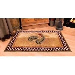 Rooster Crowing Rug Kitchen Home Decor OW 31778 28 New