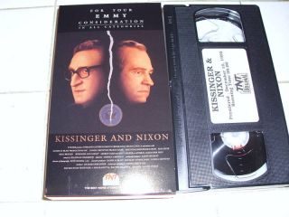 Kissinger and Nixon 1996 Emmy VHS Ron Silver RARE 053939635836