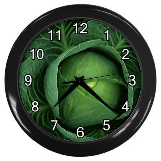 Wall Clock Vegetables Cabbage Kitchen Wall Clock