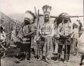 Photo American Indians Indian Chiefs by Photographer Fred Kiser