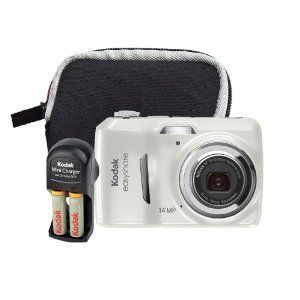 Kodak EasyShare C1530 Bundle White 14MP w Case Battery Charger