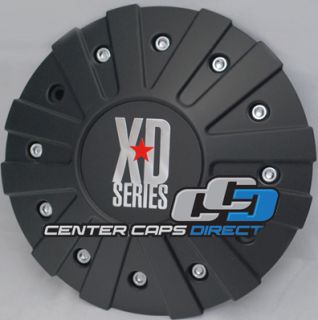 KMC XD Series Monster Center Cap Blow Out Price 846L215 Black with KMC
