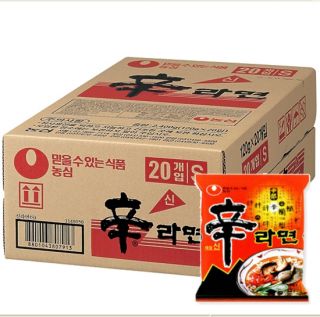 20 Shin Ramyun Ramen Hot Spicy Korean Instant Noodle