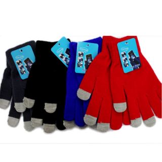 Screen Stretch Winter Knit Gloves Smartphone One Size Adult YGL 0001