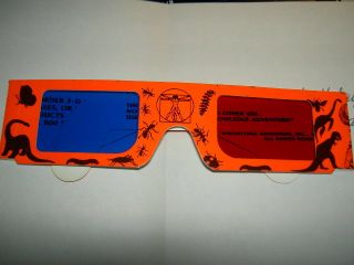 3D Paper Glasses 1994 by Knowledge Adventure