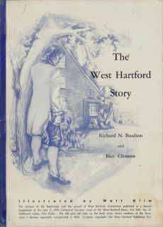 1954 Centennial Souvenir Book The West Hartford Ct Story