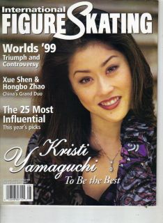 Kristi Yamaguchi International Figure Skating Magazine 8 99 Worlds