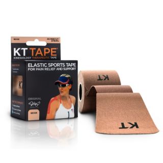 KT Tape Original Precut 20 Strip Roll Beige Kinesiology Tape