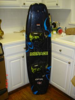 DBX Menace Wakeboard With Chaser Boots Wakeboarding Water Wakeboards