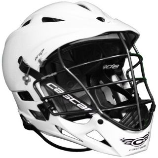 Cascade Pro 7 Lacrosse Helmet White Tungsten Steel Face Mask