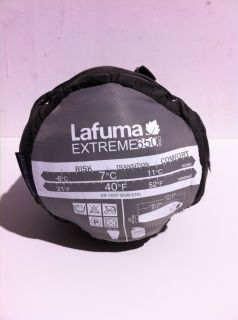 Lafuma Extreme 650 Pro Sleeping Bag Long Ash Grey NWT