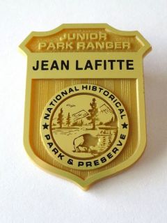 JEAN LAFITTE National Historical Park Preserve Jr Junior Ranger Badge