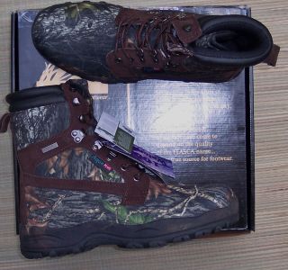 Itasca Ghost Lake Mens Waterproof Leather Camo Nylon Trail Boots