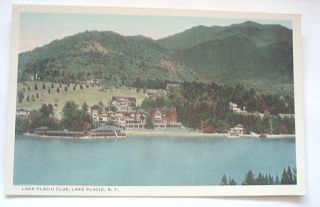 Lake Placid Club Adirondacks NY Old Postcard