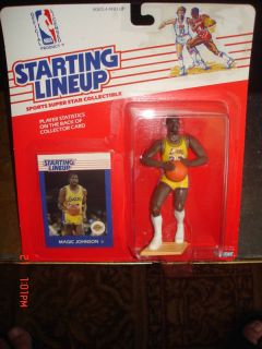 1988 Kenner SLU Starting Line Up Rookie Figure La Lakers New
