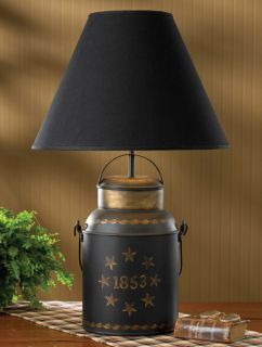 NEW   PRIM COUNTRY 1853 LAMP WITH SHADE BY PARK DESIGNS   27   SINGLE
