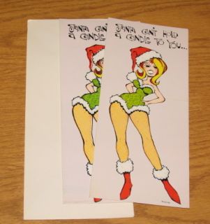 Christmas Card Santa Claus Vintage Langton Creations