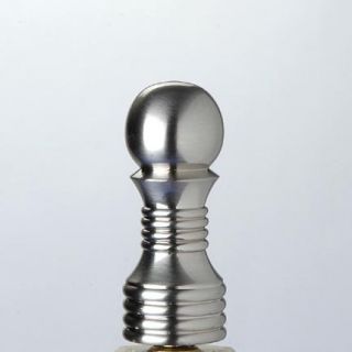 Satin Nickel Ball Lamp Finial Jewelry for The Home