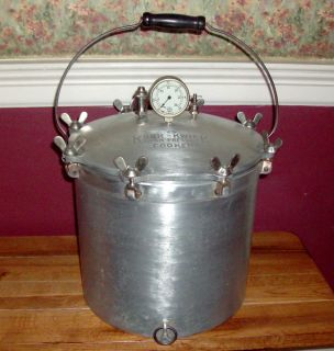 Kook Kwick Pressure Cooker Large 25 Quart Steamer Canner Nice