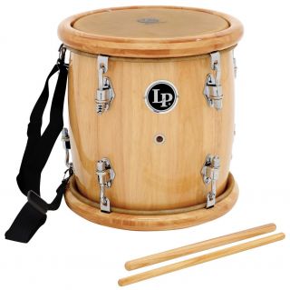 New Pro Quality Latin Percussion Tambora Merengue Wood Drum w EXTRAS