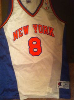 Latrell Sprewell Knicks Retro Champion Jersey Adult and Youth