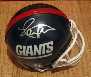 Lawrence Taylor Hand Signed New York Giants Helmet COA