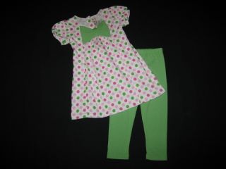 NEW Apple Green Dots Dress Pant Girls Clothes 6X Spring Fall Boutique
