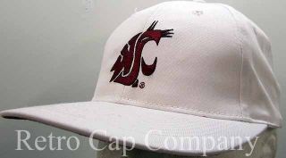 Washington State University Cougars Vintage Retro Snapback Cap