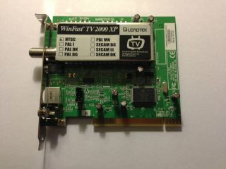 Leadtek WinFast TV2000 XP RM NTSC Tuner And Video Capture PCI with