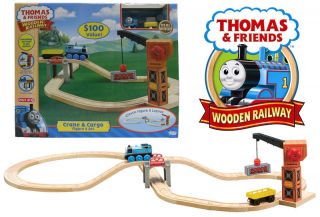 Thomas & Friends Crane & Cargo Figure 8 Set (Wooden Toy) $100.00 Value