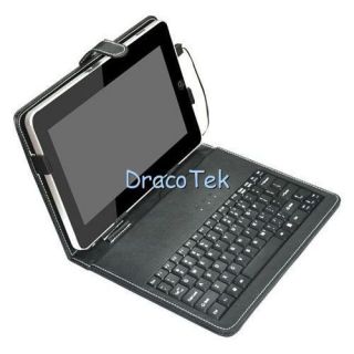 Leather Case USB Keyboard for 10 Android Tablet ePad