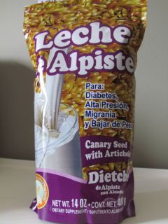 Leche de Alpiste Con Alcachofa Canary Seed with Artichoke 14 oz 400G