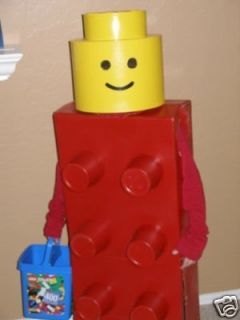 Lego Minifig Head Halloween Costume Homemade Award Winner