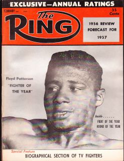 Vintage 1956 The Ring Magazine Boxing Floyd Patterson