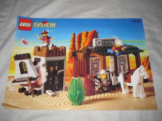 Lego Western Set 6755 Sheriffs Lock Up Instructions Only No Minifigs