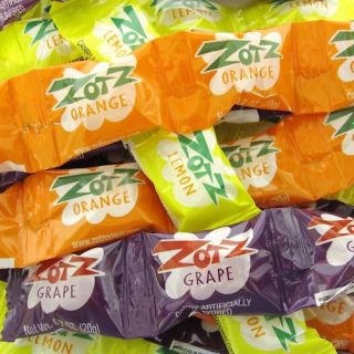 Zotz Zots Fizz Fizzing Candy 192 PC Lemon Orange Grape