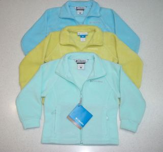 Fleece Jacket Columbia Benton Springs Girls 4 5 Small MSRP $32