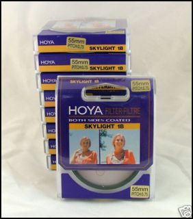Hoya 55mm Skylight 1B Filter Lens Protection New