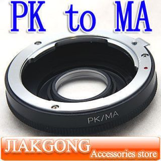 Pentax PK Lens to Minolta MA Sony Alpha Mount Adapter