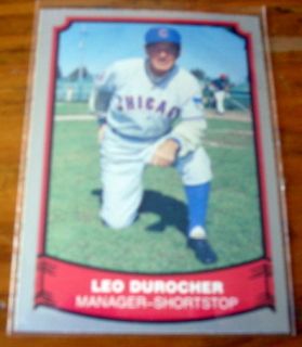 1988 Pacific Trading Card Leo Durocher 27 Chicago Cubs