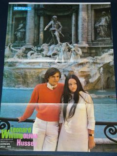 LEONARD WHITING, OLIVIA HUSSEY Trevi Fountain, Rome 1972 JPN POSTER