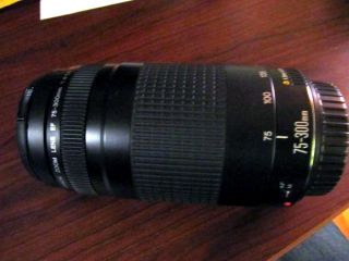 Canon Telephoto Zoom Lens EF 75 300mm II for Canon EOS Rebel 300D T1i