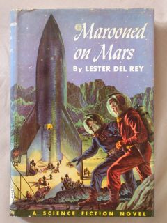 Marooned on Mars Lester Del Rey Winston 1952 HC DJ Book