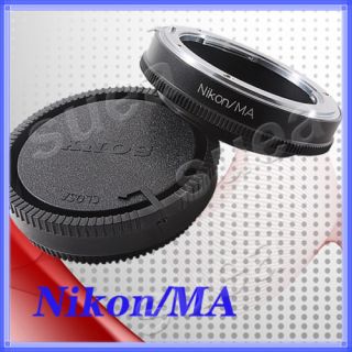Nikon AI Lens to Minolta MA Sony Alpha Mount Adapter